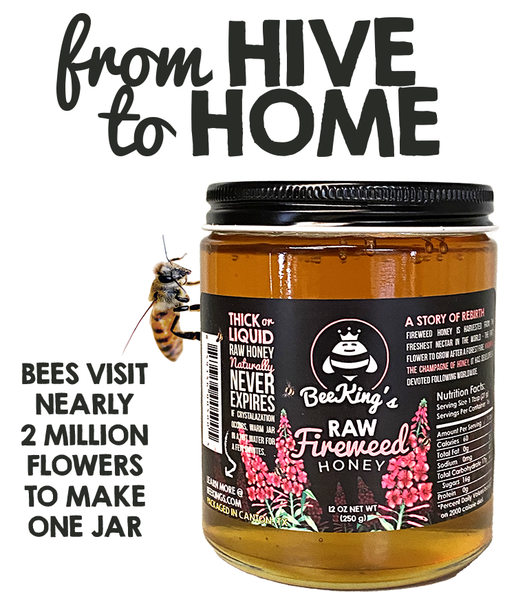NW Fireweed Honey (12oz) | Bee King's Honey
